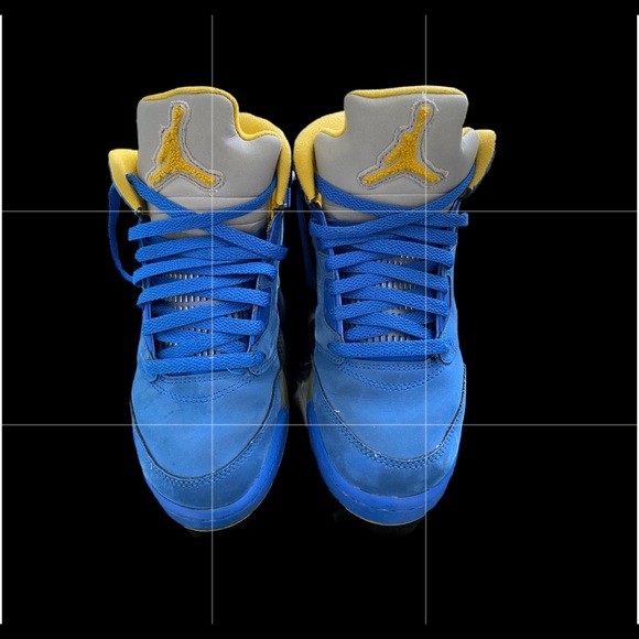 Jordan Kids Sneakers - Blue and Yellow - Picture 2 of 9